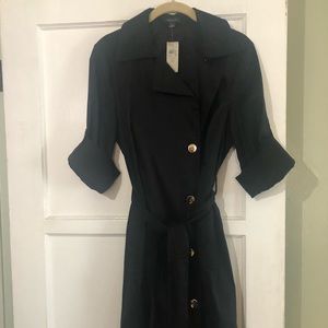 Trench style dress